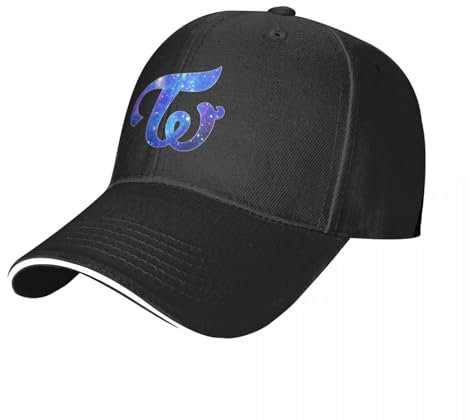 COSIUOS Basecap Twice Logo Blue Galaxy Cap Baseballkappe Rugbymütze Herren Damen