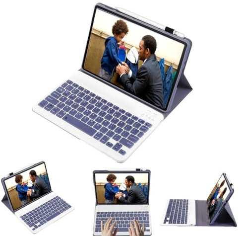 leleyo Tablet Keyboard Case for Xiaomi Pad 6 Max 14 14.0 inch Smart Cover Magnetic with Removable Wireless Bluetooth Keyboard for Xiaomi Pad 6 Max 14, Purple
