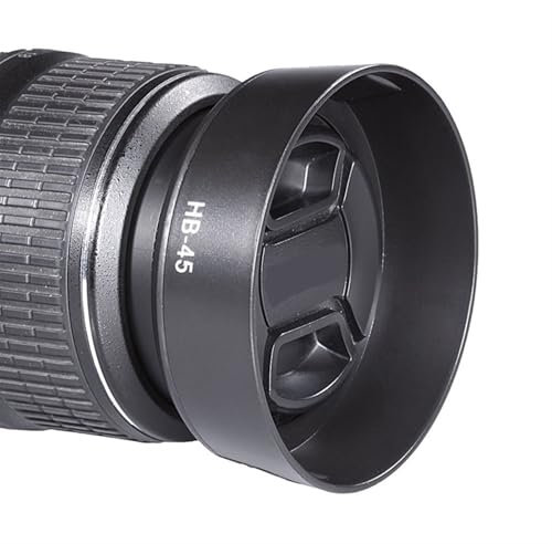 TUBBEK Paraluce HB-45 2023 HB 45 HB45 for Obiettivo for Nikon D3100 D5100 D5200 D3200 18-55mm DX/f/3.5-5.6G VR SLR