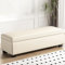 Große Eckbank aus Leder für Schlafzimmer, Wohnzimmer, 40 cm hoch, Eckbank mit Stauraum