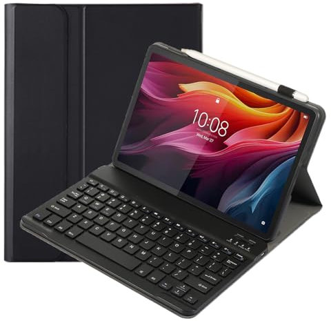 leleyo Custodia con tastiera per tablet Lenovo Tab Plus 11.5 pollici Smart Cover magnetica con tastiera wireless Bluetooth rimovibile per Lenovo Tab Plus 11.5 2024, nero
