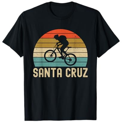 Santa Cruz CA Mountain Bike Vintage Retro Souvenirs T-Shirt
