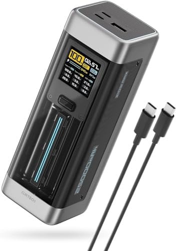 CUKTECH 20 140W Batterie Externe 25000mAh, 3 Ports 210W Puissance Totale, Power Bank Charge Rapide avec PPS PD3.1, Batterie Portable pour Ordinateur Portable/MacBook/iPad/iPhone 16/Samsung/Xiaomi