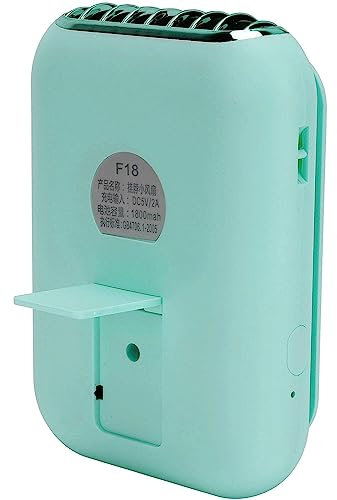 XFZJCHAP Standing Fan 3 in 1 Portable Mini Fan, Hanging Neck Fan with Strap, Bladeless Handheld Fan for Outgoing/Hiking/Camping/Sports Quiet