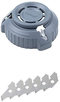 Lot Fraisoir d'affleurage pour plaques de plâtre + 6 lames de 22 mm