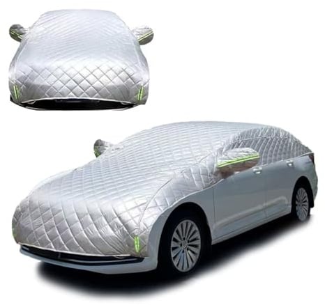 Autogarage für Ford Fiesta(1989-2022), Autoplane Winter wasserdichte Allwetter Autoabdeckung für Windschutzscheibe und Motorhaube - UV-beständig, Winterfest