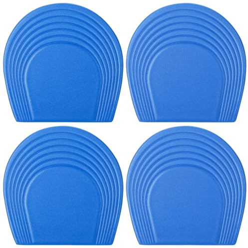 Fiwochic 4 Pcs Horse Hoof Boots Pads EVA Cushion Hoof Packing
