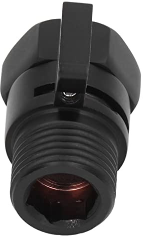 Aumotop Absperrventil Messing Wasserregelventil Schnelle Installation für Badezimmer G1/2 Duschkopf Sprühventil Schwarz für den Haushalt