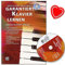 Garantiert Klavier lernen - Klavierschule von Morton Manus mit CD und bunter herzförmiger Notenklammer - erfolgreiche, deutschsprachige, Klavierschule für Erwachsene