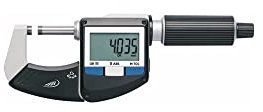 HELIOS-PREISSER 1866410 Bügelmessschraube mit digitaler Anzeige 0-25mm Ablesung: 0.001mm