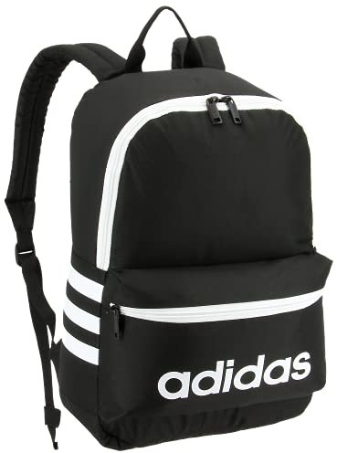 adidas Unisex-Erwachsene Classic 3s Backpack for Boys and Girls Rucksacktasche, Schwarz/Weiß, Einheitsgröße
