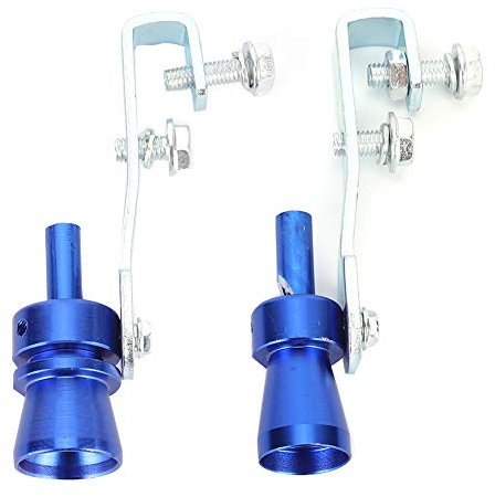 Échappement de sifflet de Turbo de Yctze, sifflet de son de Turbo de voiture bleue sifflet de tuyau d'échappement de gorge de queue de sifflet de voiture de sifflet de Turbo de voiture((TC-M))