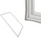 sparefixd for John Lewis Built in Fridge Freezer Top Door Seal 808.5 x 516.5mm