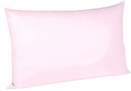 sleepling Satin Kissenbezug, Kissenhülle aus 100% seidig weicher Baumwolle, Bezug Kissen Kopfkissen, 60 Grad, Ökotex 100, Made in EU, 50 x 70 cm, rosé