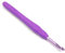 5 mm Crochet Hook, Aluminum Soft Grip Rubber Handle Needles Ergonomic Knitting Needles Crochet Needle for Beginners and Handmade DIY Knitting Crochet (5 mm)