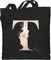 Baumwolltasche - Initialen - Geschenk personalisiert mit Namen I Geschenkideen Anfangsbuchstabe Name - Unisize - Schwarz - braut tasche namens geschenke buchstaben buchstabe beutel einkaufstasche