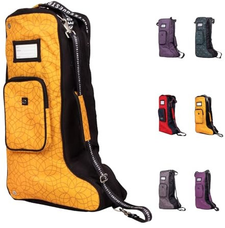 netproshop Stiefeltasche für Reitstiefel Designwahl Schafthöhe: ca 58 cm, Farbe:Sunflower