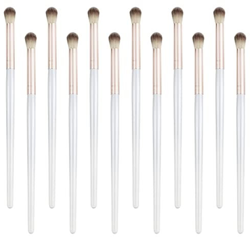 12 PCS Eyelash Cleaning Brush for Lash Extension, Wash Extension Lash Shampoo Brushes, Fluffy Cleaning Bath Makeup Eyelash Eyeshadow Brush Set