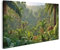 islandburner Tableau sur Toile Panorama Poète Sauvage Jungle Forêt Tropicale Épaisse AI Paysage Ur Cadre Affiche Poster Murale Tableaux