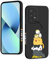 YUXING Silicone Cover per Samsung Galaxy A33 5G - Moda Modello Carino Custodia Design Sottile Slim Cover Antiurto, Antiscivolo Elegante, Protezione Totale (Cat,Black)