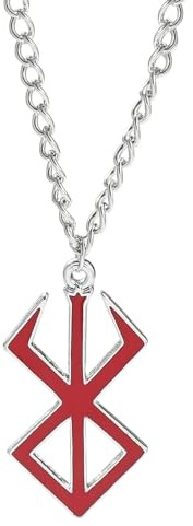 Gionatan Shop Berserk Halskette mit Schwert-Anhänger, Wikinger-Design, nordische Mythologie, Wikingerschmuck für Herren, Gionatan shop, Metall, Legierung