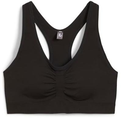PUMA Damen 4keeps Shapeluxe Seamless Bra Unterwäscheoberteile, Puma Schwarz, Version 2024, S EU
