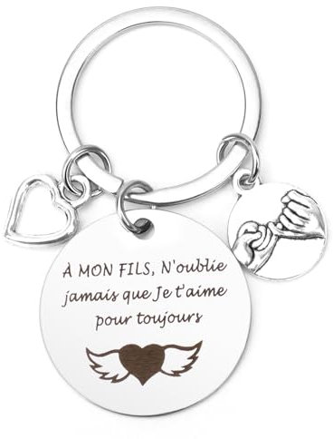 Cadeau Ado Garçon Porte Clef Fils Enfants Cadeau Adolescent Garçon Cadeau Pour Mon Fils Cadeau de Noël Cadeau D'anniversaire Cadeau de Fin D'études Cadeau Universitaire Jeune Homme Porte Clé Original