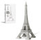 Piececool Metall Puzzle 3D Eiffelturm, Berühmte Gebäude 3D Puzzle Modellbausatz Erwachsene, 3D-Puzzles für Edelstahl, Modell Metal, Geschenk, Andenken, Sammlung, Silbrig, 96 Teile