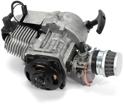 YyanLAK Vergaser 2-Takt Carb, 49CC/47CC Mini Motor, Mini Getriebe Vergaser Pocket Bike Motor, Pocket Bike Getriebe Vergaser Set, für Pocket Bike, Mini Dirt Bike Quad