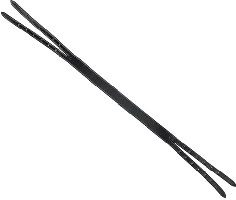 Start Leather Headstall – Crownpiece mit weicher Unterlage | Verfügbar in Full, Cob & Pony – Klassische, langlebige Lederausführung (Schwarz, Cob (Vollblut))