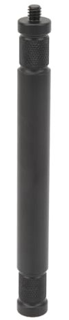 gernie Unsichtbare Selfie-Stick-Verlängerungsstange, 15 cm, Aluminiumlegierung, 1/4 Zoll Gewinde, Stativverlängerung, Schwarz, für Kamera, Camcorder, Monitor, Stabilisator