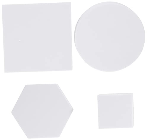 Veemoon 4stücke Geometrische Würfel Foto-Requisiten Schaumstoff-Produkt-Requisiten Dekorative Foto-Props für Kosmetik Schmuck Blumen und Food-Fotografie