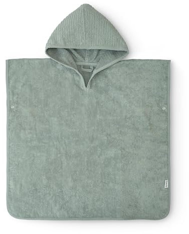 Ehrenkind® Bio-Baumwoll Badeponcho Kinder 1-5 Jahre | OEKO TEX | Sanft, Saugstark & Kuschelig | Jade