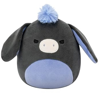 Squishmallows Original 12,7 cm Don The Charcoal Donkey - Offizieller Jazwares Plüsch (Little)