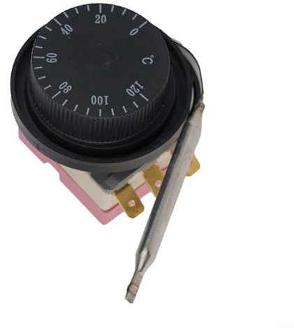 Hasaller Temperature Controller Fridge Thermometers Temperature Control Switch Capillary Thermostat for Oven Refrigerator Heater