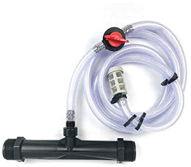 UPLYKKE Riego Venturi - Kit de inyector de fertilizante – Interfaz roscada NPT de 1 pulgada para sistema automático de riego por goteo, agricultura, jardín, agua