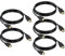 Vorothin HDMI Cable 6FT 5-Pack, HDMI TV Cable for TV PS5 PS4 Xbox Computer Monitor and More