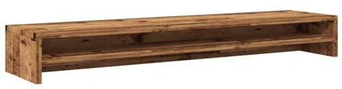vidaXL Monitorständer Altholz-Optik 100x24x13 cm Holzwerkstoff