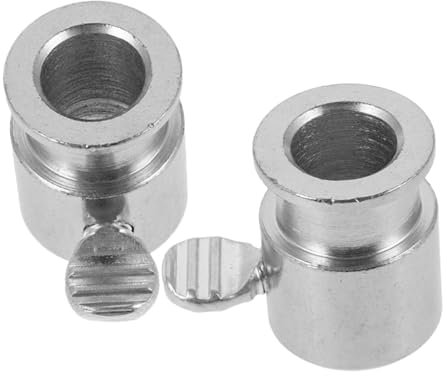 MOBUTOFU 2stücke Drehspießstangenhalter Für Außenbereich Spießausgleichsbolzen Grillstangen-traversenteil Aus Metall Grillstabstopper Zubehör Für Elektrogrills Spießstopper Für Grillzubehör