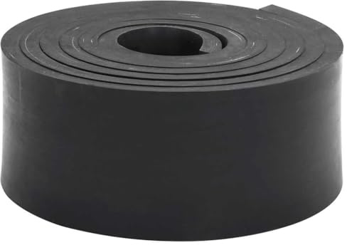 vidaXL Gummileiste für Schneepflug, Schürfleiste Gummi für Schneepflug, Gummilippe für Schneeschild, Schneeräumleiste, Schwarz 300x8x1 cm