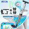 LIVEHITOP Toilet Plunger, Toilet Unblocker Heavy Duty High Pressure Air Sink Unblocker Tools with Visual Barometer for Unblocking Bathroom Kitchen Floor Drain Sink Shower Pipe Clog