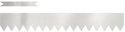 vidaXL Bordure de Jardin en Acier Inoxydable 10 pièces 100 X 0.5 15 cm Finition polie Durable Métal Extérieur Rectangulaire Design pour Paysage Clôtures Barrières Bordures Clôture Contemporain Lisse
