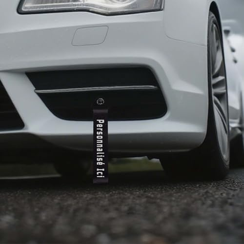 Corde de Traction Voiture Personnalisable – Sangle de Remorque Universelle Décorative pour Camion, Auto et SUV