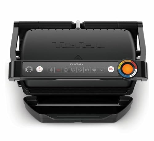 Tefal GC7178G1 OptiGrill+ Health Grill in Black Cooking
