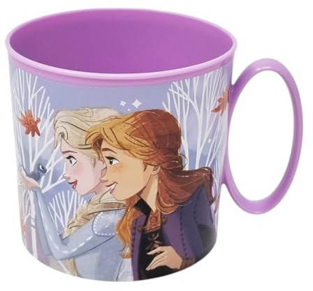 Disney Tazza Frozen Elsa e Anna Mug in Plastica per Colazione Merende 265ml