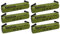 6x Batteria ricaricabile Ni-Mh Ministilo AAA 1,2V 1000mAh 1Ah con linguette lamelle terminali a saldare per pacco pacchi batteria 45x11mm 11x45mm