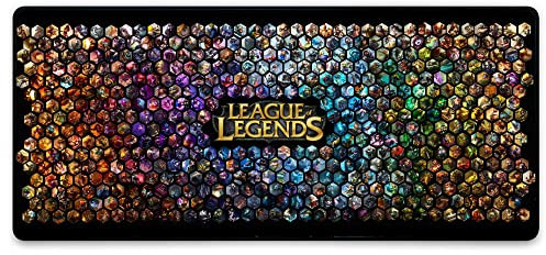 XXL Extended Professional Large League of Legends Gaming Mouse Pad - 700mm*300mm*3mm Hexagonal Design