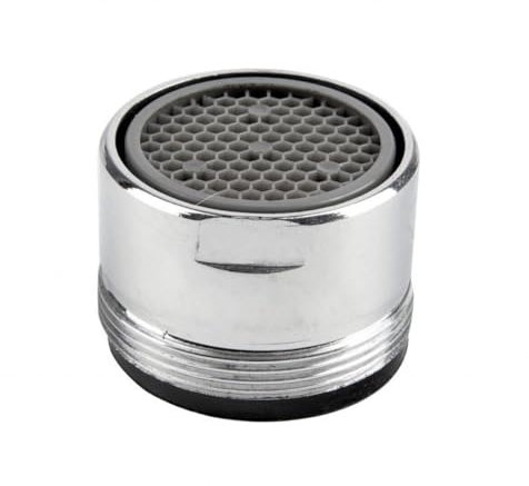 SleepDay Strahlregler M24 Wasserfluss max.10l/min Anti Kalk Wasserhahn Sieb mit Kugelförmige Filter Luftsprudler aus Verchromten Kunststoff Aufsatz Strahlregler für Wasserhähne (3 Stück)