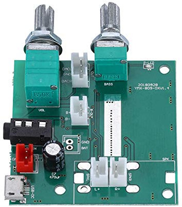 Zerone Scheda Amplificatore di Potenza Digitale da 20W 2.1 Modulo AMP Stereo a Doppio Canale 5V Schede Dell'altoparlante Bluetooth Subwoofer Fai-da-Te