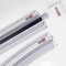 STEIGNER Duschdichtung Spar-Set für 3,5-5 mm Glasstärke: Ersatzdichtung 100cm Vorgebogen UK13 + Set 1
